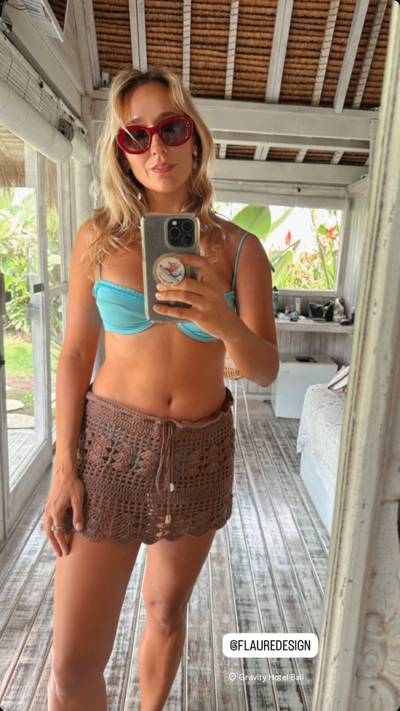 Isabela Crochet Beach Skirt