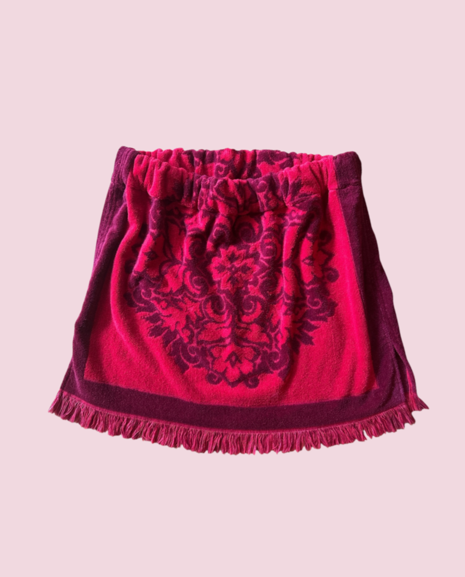 Red Towel Skirt